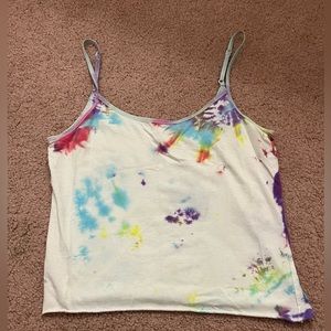 Amazon Cropped Tye Dye Tank Top